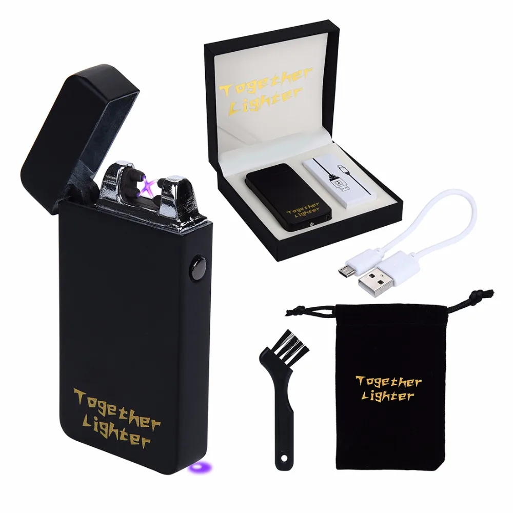 USB Аккумуляторная Зажигалка беспламенная электронная перезаряжаемая
