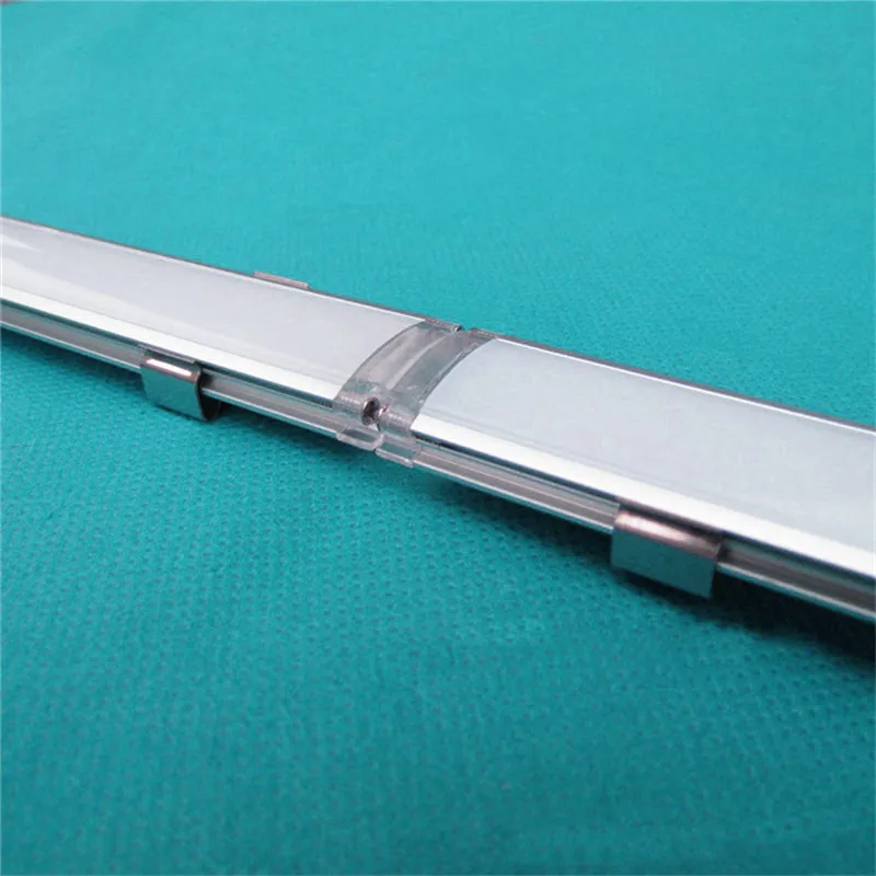 

2-30pcs/lot 20inch 0.5m led strip profile for 15mm wide strip ,connective led profile with cover for dual tape led bar light