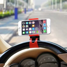 Universal Car Steering Wheel Mobile Phone Socket Stand Holder bike Cell phone holder For iPhone Samsung LG Sony