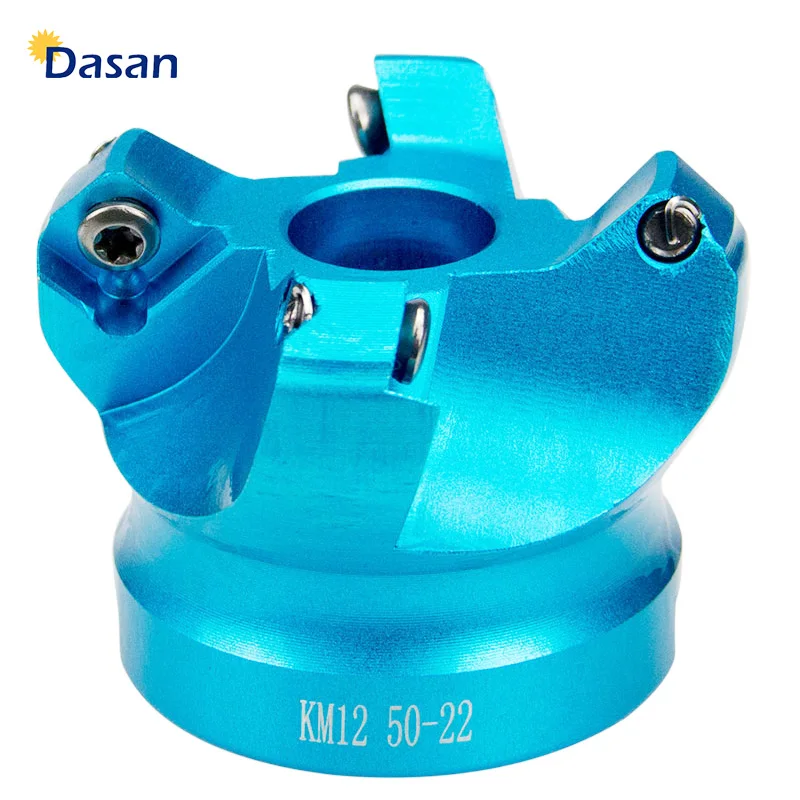 

1pc KM12-50-22 Aluminum Face Mill SEHT1204 Al Plate Indexable Milling Cutter Tool FREE Shipping