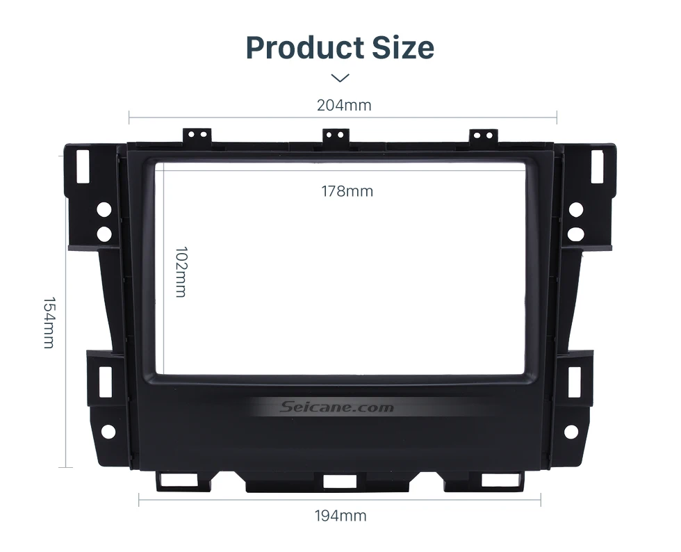 Product Size Superb Double Din 2008 Nissan Teana Car Radio Fascia Audio Fitting Adaptor Stereo Dash CD Panel Kit 