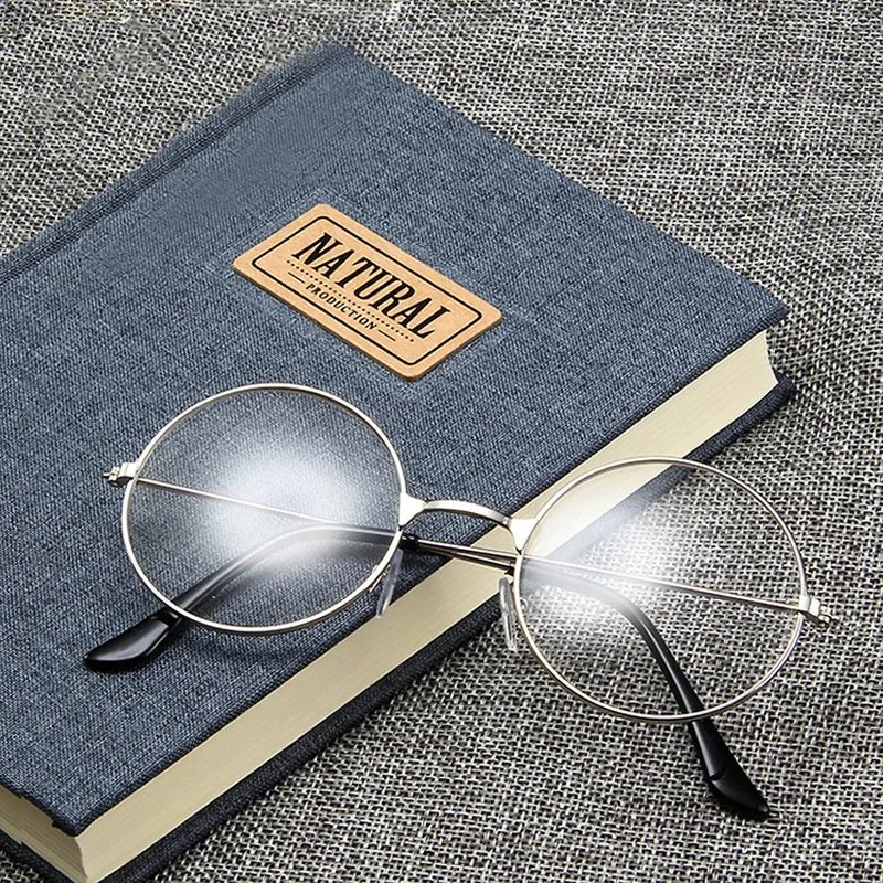 

Metal Women Glasses Frame Men Eyeglasses Frame Vintage Clear Round Glasses Optical Spectacle Frame spectacles Z218