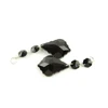 Pendentif en feuille d'érable de couleur noire, 16 ensembles/lot de perles octogonales de 14mm de 50mm pour rideau de lustre en cristal pour mariage ► Photo 2/6