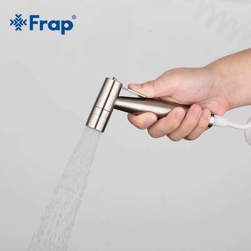 Frap Bathroom Toilet Bidet Toilet Spray Gun Hose Brushed Small Shower
