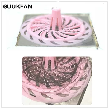 

Disposable Hair Catcher Shower Filter Sink Plug Floor Drain Filter Anti-blocking Bath Cap Bathroom Stopper Toilet Drain Plug