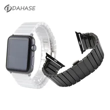Ceramic Watchband for Apple Watch Series 2 38mm 42mm Smart Watch Band Link Strap Bracelet Ceramic Links Watchband for iWatch 1st