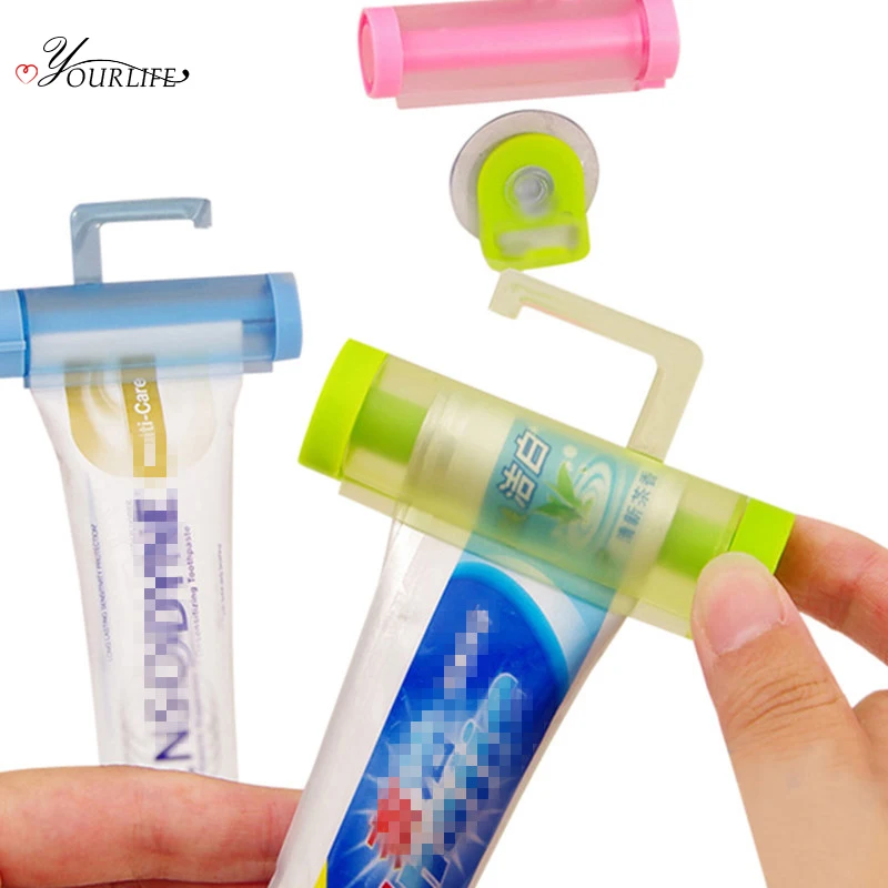

OYOURLIFE 1pc Cartoon Tooth Paste Squeezer Toothpaste Dispenser Multifunctional Plastic Cream Tube Squeezing Dispenser