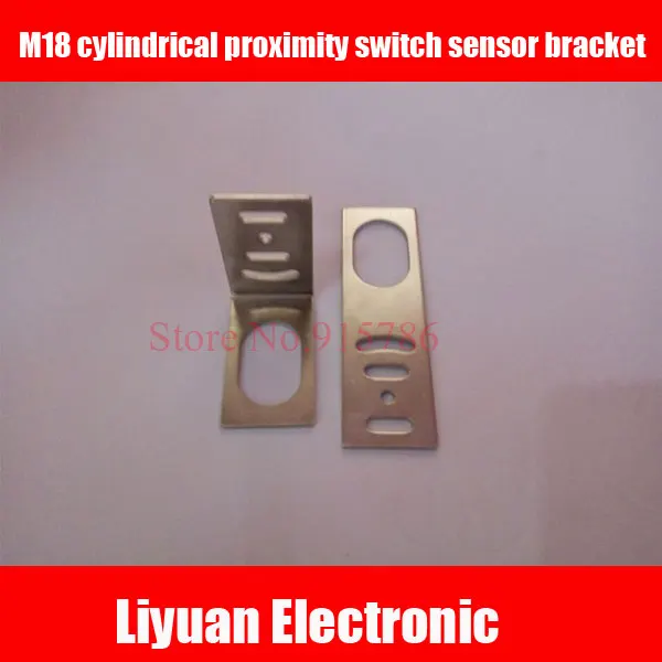 10pcs M18 cylindrical proximity switch sensor bracket / L-type photoelectric mounting |