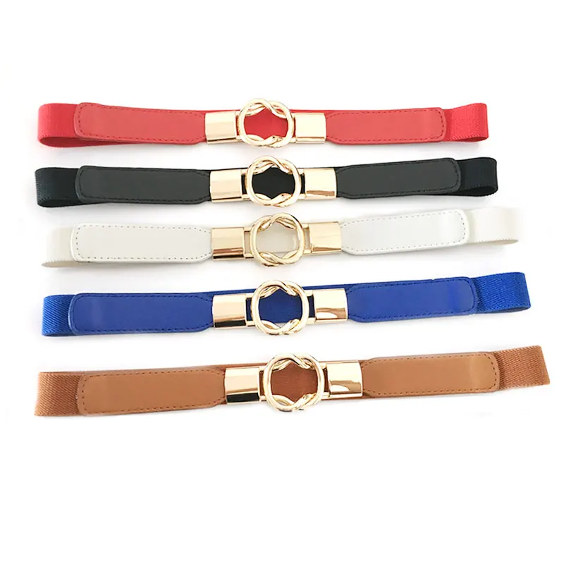 

Womens belts waist for dresses metal buckle belts for ladies female luxury brand belt women 2018 gold elastic designer bow