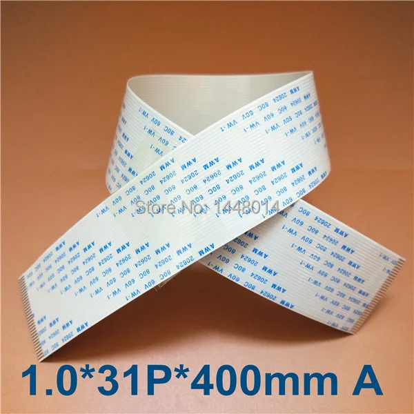 

10pcs/lot 31pins 40cm flat head cable for eco solvent printer Alwin Aifa Zhongye Xuli Mutoh DX5 printhead data cable durable