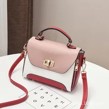 Милая модная одежда для девочек Новая сумка панелями плеча сумочку леди Повседневное крышка Hasp Малый Falp через плечо вечерние кошелек Tote