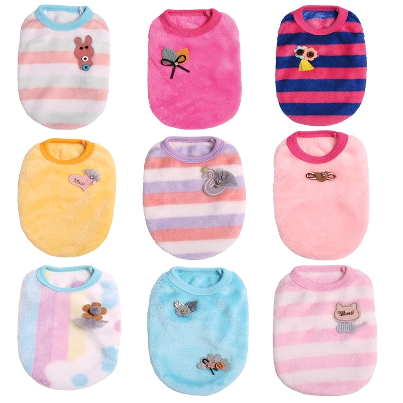 

Kawaii Pet Clothes For Puppy Winter Clothing For Small Dogs Cat Chihuahua Soft Warm Pet Vest Costume Puppy Clothing Pet Product