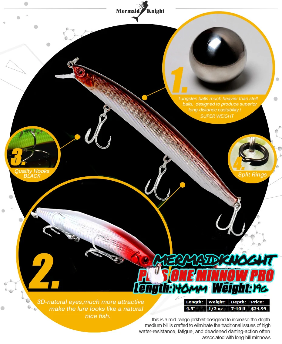 fishing lure minnow 140mm 2