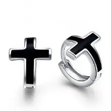 Высокое качество ювелирные изделия Новая мода Дизайн 925 пробы серебряные серьги гвоздики для мужчин подарок на день Святого Валентина