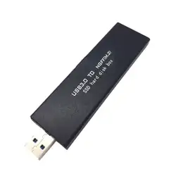 HOT-USB3.0 2280 NGFF M.2 SATA SSD на основе B Ключ коробка для хранения внешний Box