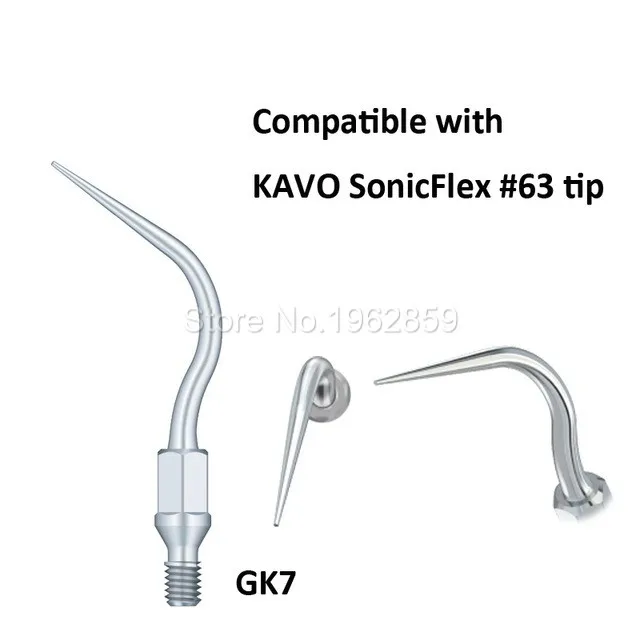 5 Pz/Lotto Gk7 Consigli Scaler Strumenti Per Kavo Strumento Dentista Dentale Attrezzature Ad Ultrasuoni Punta Scala Kavo Compatibile Gk7
