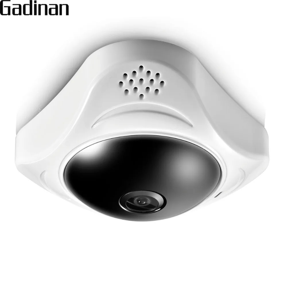 GADINAN панорамная 960P 3MP 3D VR Wifi рыбий глаз ip-камера 360 градусов полный вид Мини CCTV Сетевая безопасность ИК Ночное Видение Yoosee