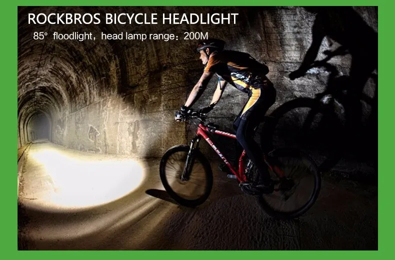 Perfect Rockbros Bicycle Light Rechargeable Led Bike Light for Night Light Handlebar Headlight Front Bicycle Lamp Bicycle Accessories 35 13