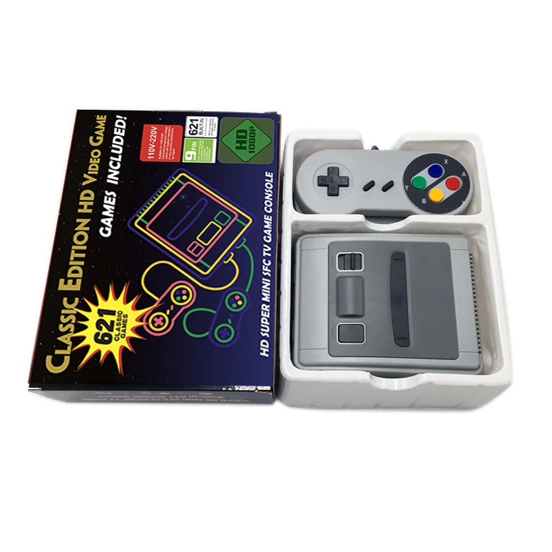 

AV Port Output Family Recreation Retro Mini TV Handheld Game Console Video Console For Nes Games Built-in 621 Different Games