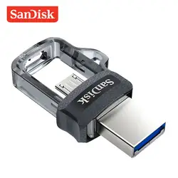 Sandisk USB Flash Drive 128 GB высокая Скорость до 150 МБ/с. накопитель 64 GB двойной OTG USB3.0 32 GB флешки 16 GB палки для телефона Android