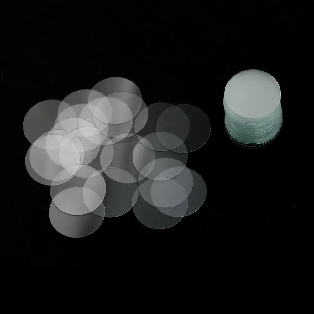16mm Blank Round Microscope Cover Glass Cover Slips for Lab Medical 100Pcs/lot