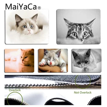 

MaiYaCa Custom Skin Cats sleeping on their stomachs Mouse Pad for Laptop Size for 18x22cm 25x29cm Rubber Rectangle Mousemats