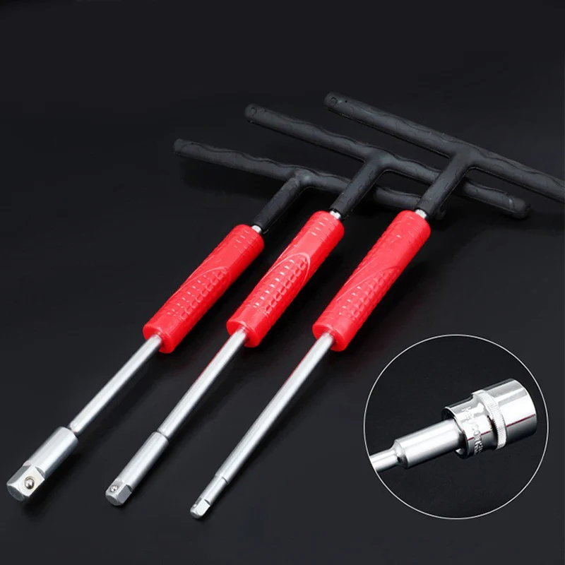 1/4",3/8",1/2" Universal T Type Socket Wrench Multi function CR V