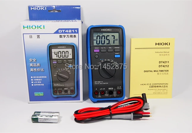 

HIOKI DT4211 DIGITAL MULTIMETER DT4211 Accuracy !!Brand New!! DT-4211