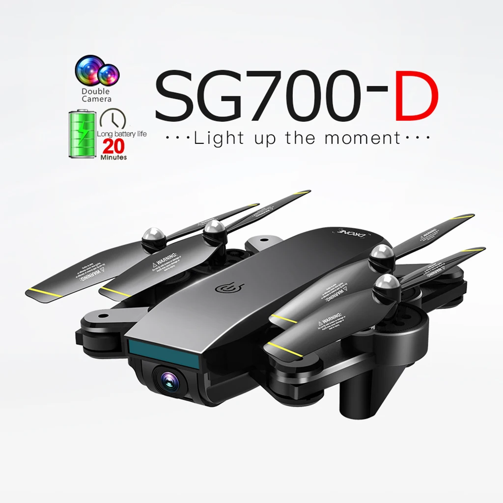 

SG700-D Mini WiFi FPV RC Drone 720P/1080P HD Wide Angle Camera Foldable Arm RC Quadcopter Helicopter