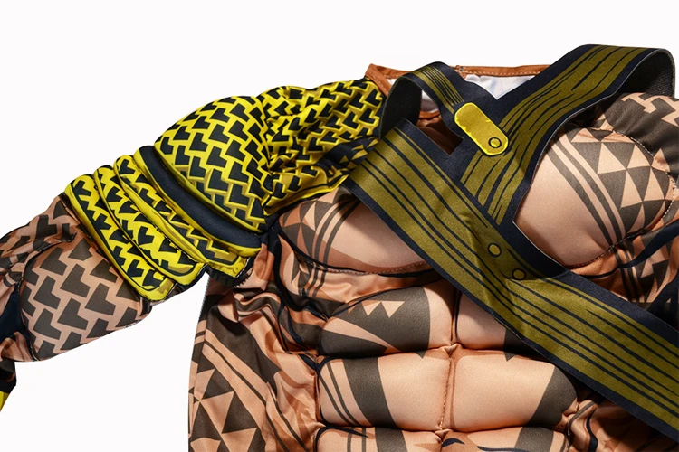 Superhero Deluxe Child Muscle Cosplay Dress-up Dawn of Justice Aquaman Halloween Costume Boys DC Justice League Neptune Cosplay