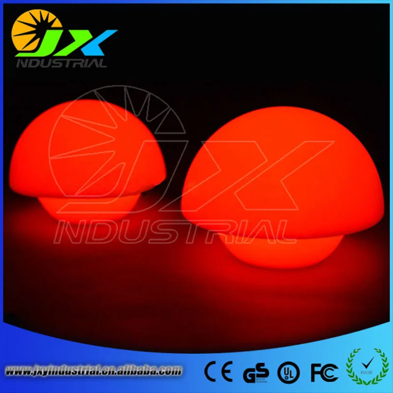 

D23*H21 Waterproof plastic mushroom led lamp children light up mushroom for Christmas Decoration Free Shipping 1pc