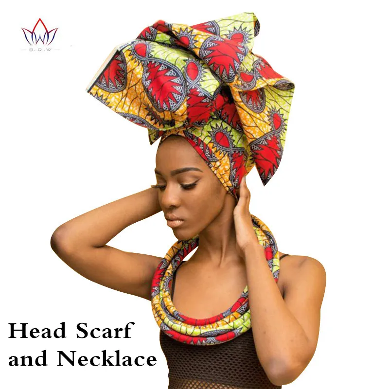 Koop Handgemaakte multi color Hoofddeksels Hoofdband Ankara Hoofd Decoraties Wrap Sjaal Ketting Afrikaanse Haaraccessoires Gele Ipele WYB20