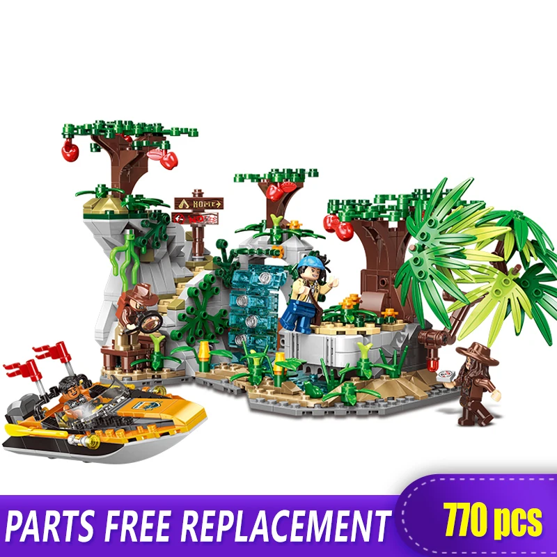 

XINGBAO 15004 New Genuine 770Pcs Man vs. Wild Remains Model Building Blocks Bricks Toys As Children's Gifts Compatible With LOGO