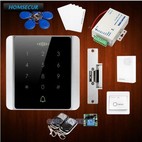 HOMSECUR WG26/34 Silver DIY Waterproof RFID Access Control Kit + NO Strike Lock For Outdoor Security цена HOMSECUR WG26/34 Silver DIY Waterproof RFID Access Control Kit + NO Strike Lock For Outdoor Security цены онлайн