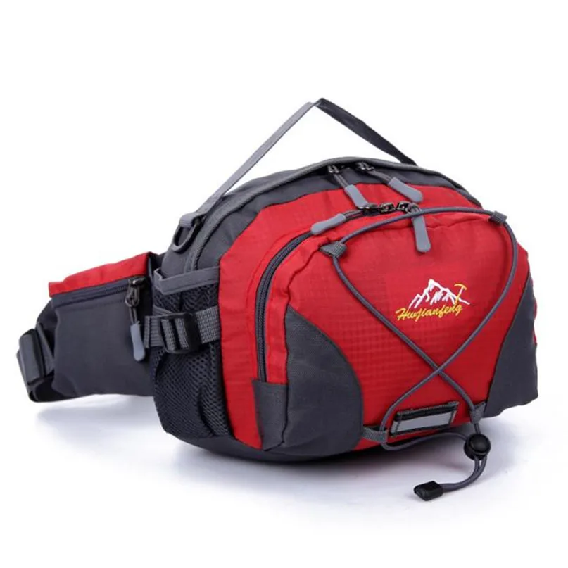 Man Women Outdoor Waterproof Sports Bag Running Pocket Belt Waist Bag Gym Bag for Running Fitness Cycling Crossbody bag #3j#F (10)