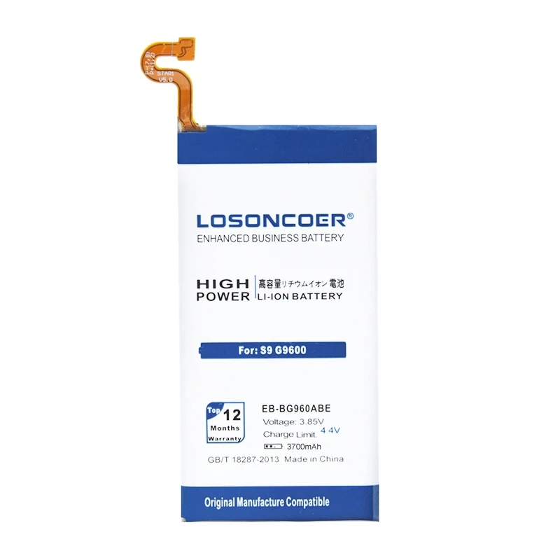 LOSONCOER 3700 mAh EB-BG960ABE аккумулятор для samsung GALAXY S9 G9600 G960F SM-G960 аккумулятор для смартфона+ номер отслеживания