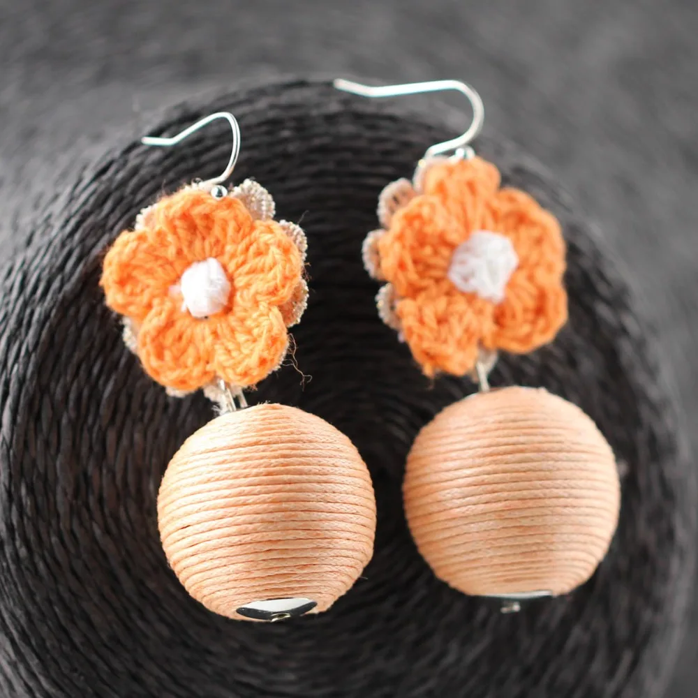 

TRHRT New Earring for Women Hanging Pendientes Jewelry Bohemian Drop Earrings Female Accessories Personalized Handmade Earring