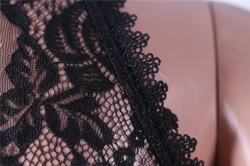 women fashion lace patchwork sleeveless jumpsuit-8