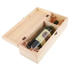 Персонализированные Деревянный вино бутылка шампанского хранения для переноски Box Свадебный подарок на день рождения