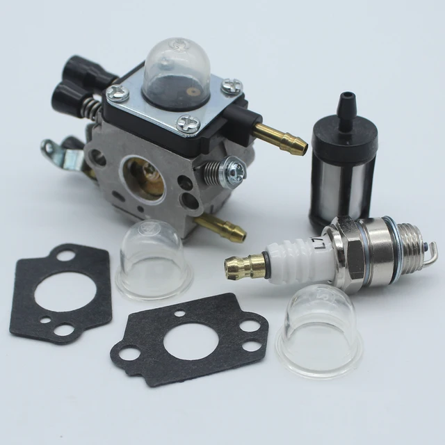 US Carburetor Primer Bulb Kit For Stihl BG45 BG46 BG55 BG65 BG85 SH55 SH85 Blower Zama C1Q S68 C1Q S64 4229 120 0606 W Spark Plug In Leaf