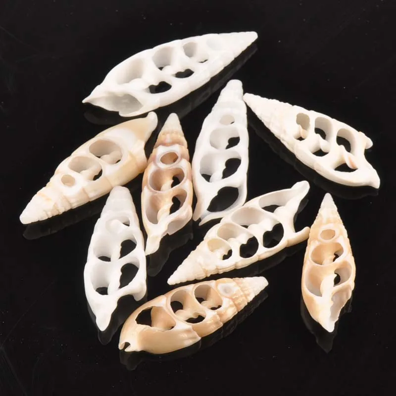 

10pcs Natural Trilateral Pattern Hollow Out Seashell For Pendant Jewelry Craft DIY Handmade Home Decoration 15-23mm TR0133