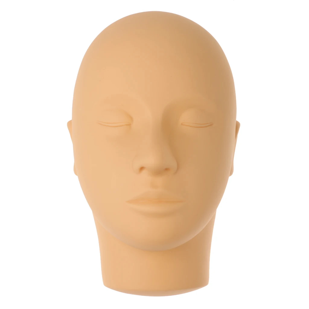 Mannequin Head Massage Makeup Individual Eyelash Extensions Practice Model Make Up Accessiories