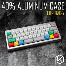 Анодированный алюминиевый чехол для daisy 40% пользовательские клавиатуры акриловые панели акриловый диффузор может поддерживать ромашки Поворотный Кронштейн Поддержка