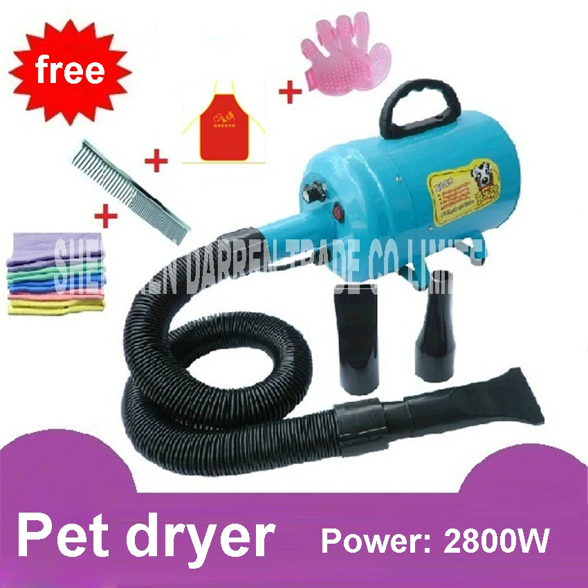 

High Quality 2800 W Pet Dryer Dog Grooming Dryer Professional Speed Adjustment 60m/s