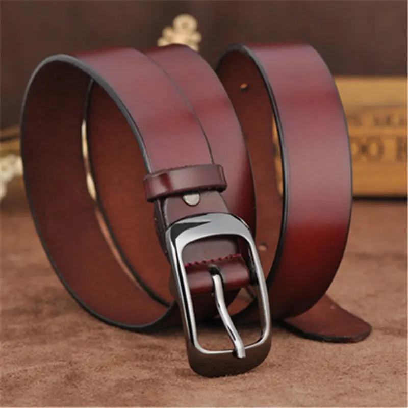 SAN VITALE 새 디자이너 패션 여성 벨트 정품 가죽 브랜드 스트랩 여성 허리띠 핀 버클 멋진 빈티지 청바지