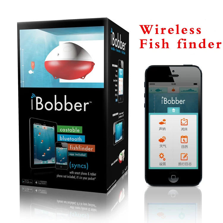 

American Ibobber Mobile Phone Fish Detector Wireless Sonar Chinese Muddy Night Fishing Machine Fishing Tackle Sub Fishing Gear