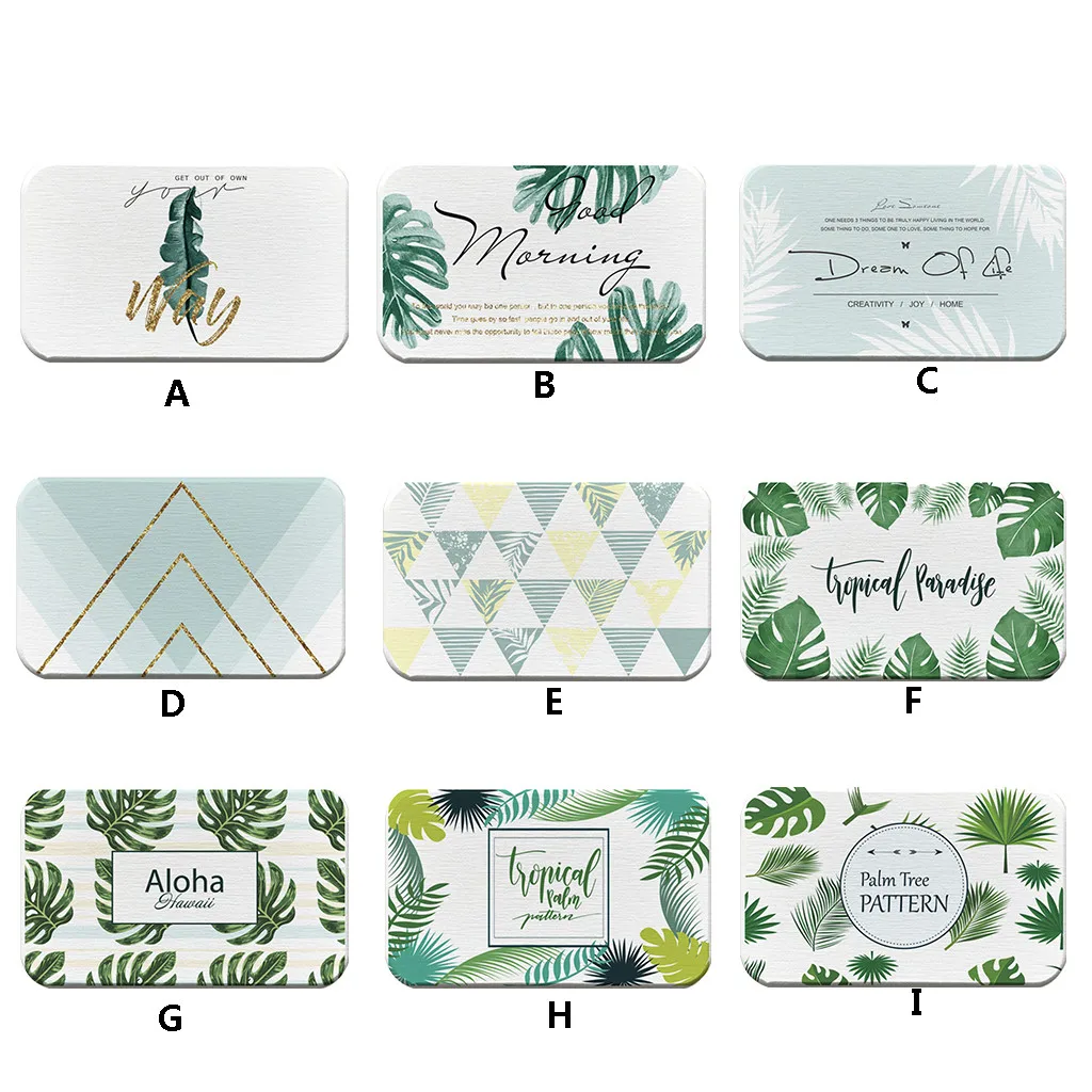 

Green Plant Flamingo Pineapple Marble Diatom Mud Moisture-proof Anti-Scalding Insulation Coaster Absorbent Pad#newy20