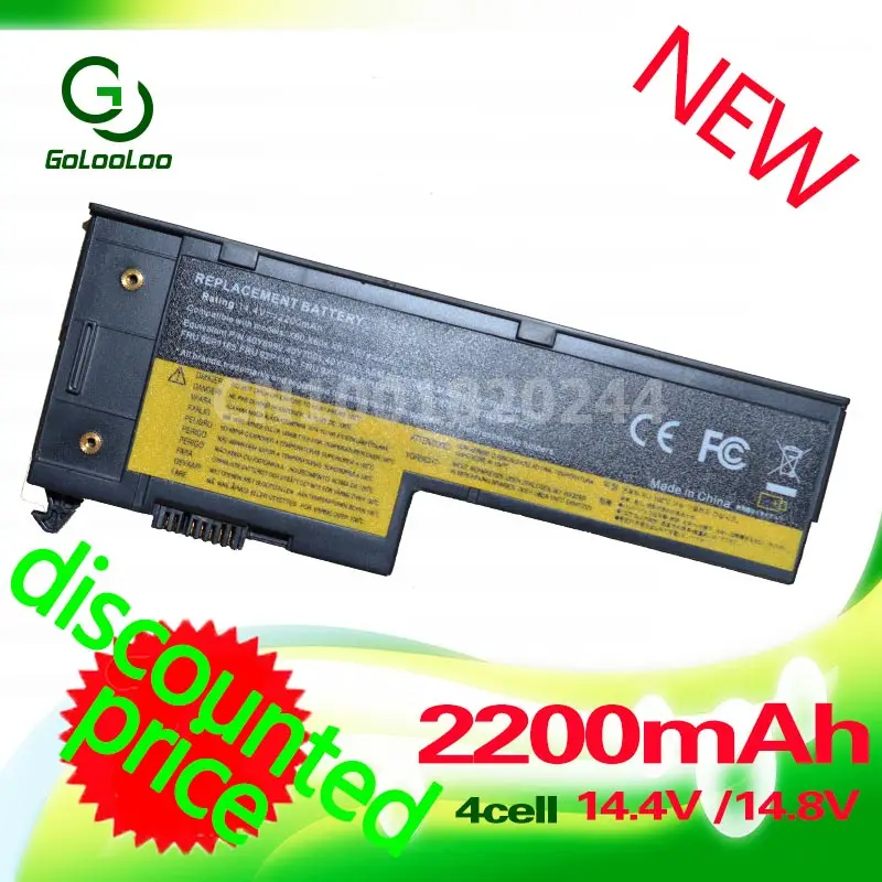

Golooloo 4 cells 2200MaH 14.4v Laptop Battery for IBM 40Y7001 42T4630 92P1168 92P1170 92P1169 92P1168 42T4505 92P1167 92P1227