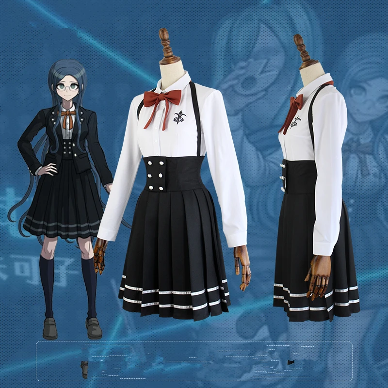 Аниме Danganronpa V3 Shirogane Tsumugi Оригинальная версия униформа косплей костюм для женщин