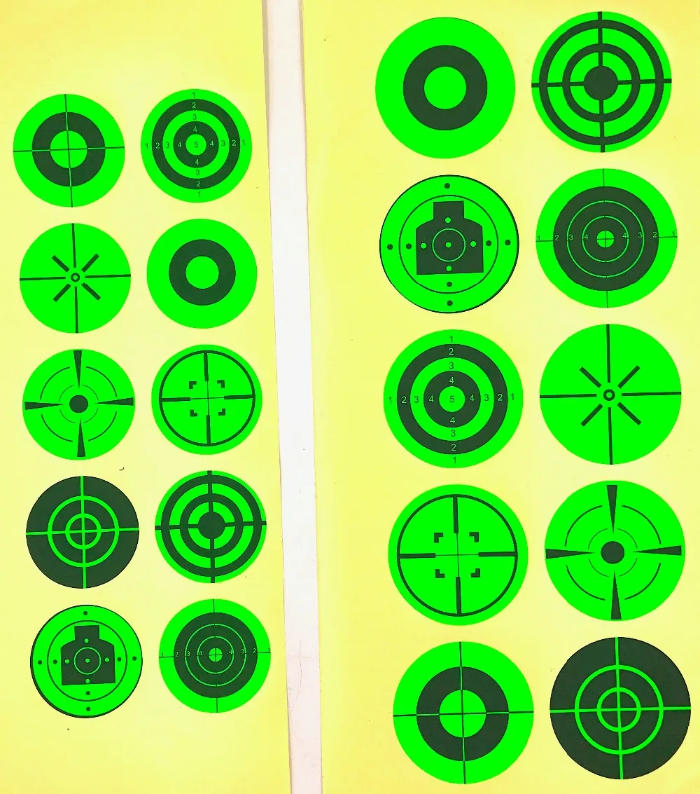 High-Visibility-Target-Stickers-Self-adhesive-Peel-off-Green-or-Orange-4-or-5-cm(4)